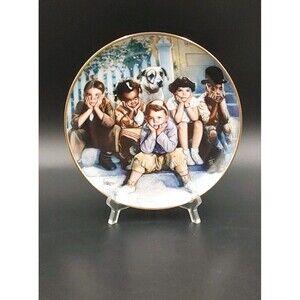 The Little Rascals Franklin Mint Collector Plate Limited Edition Porcelain 8"